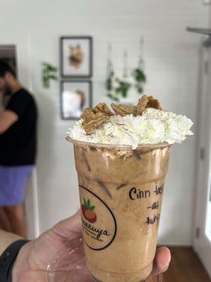 Cinn toast crunch latte!