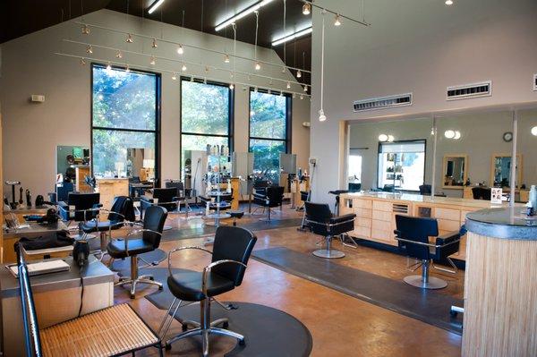 Stylist chairs at the Paris Parker Salon and Spa in Mandeville. Stylist chairs at the Paris Parker Salon and Spa in Mandeville.