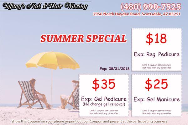 Special from Tiffany's Nail & Hair Waxing