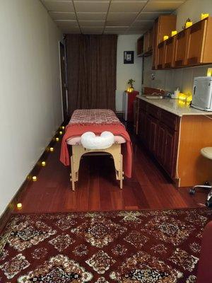 One of our Ayurvedic treatment rooms.