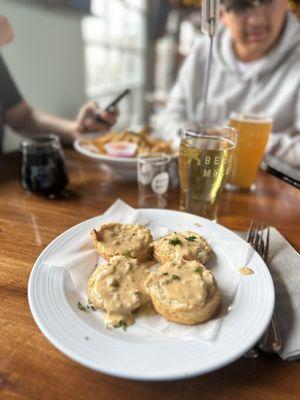 Biscuits and gravy