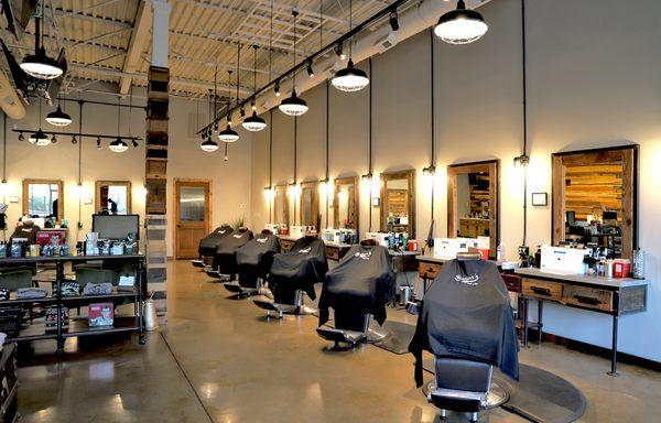 Our barbershop has grown (and changed) over the years with the additions of new amenities and work stations. Come check it out for yourself!