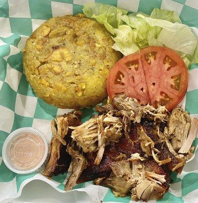 Roasted Pork with Mofongo