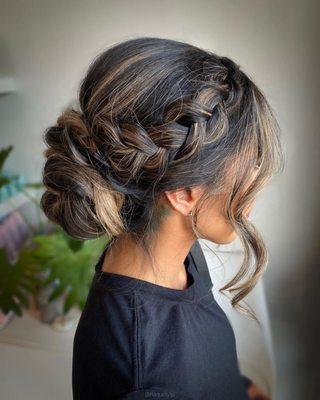 Wedding updo