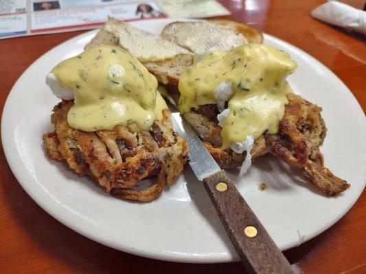 Soft shell crab Benedict!