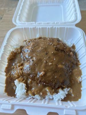 Hamburger Patty with Gravy