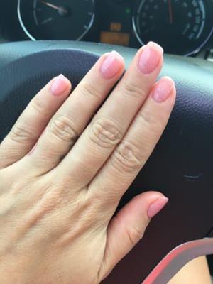 Dip light glitter pink by Din