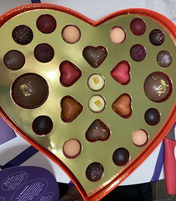 Valentines large chocolate box