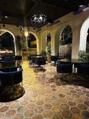 First floor patio