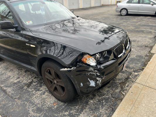 My 2006 BMW I was involved in an accident last week.