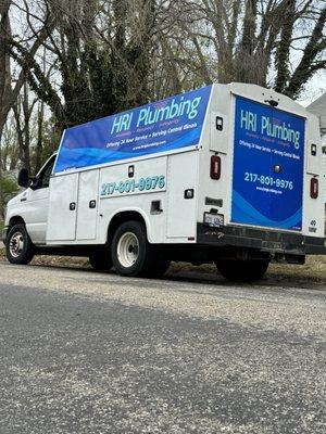 Fully stocked service truck