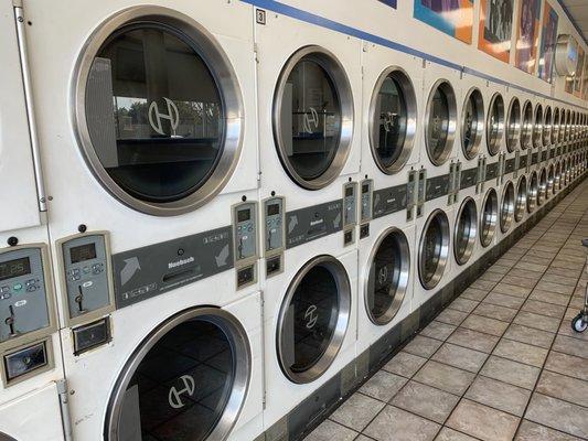 Plenty of dryers to choose from!