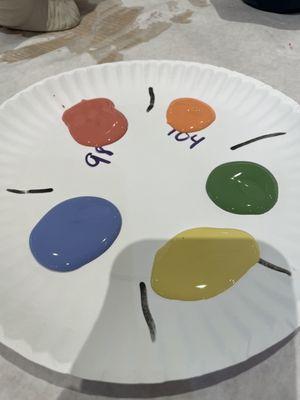 Paint plate