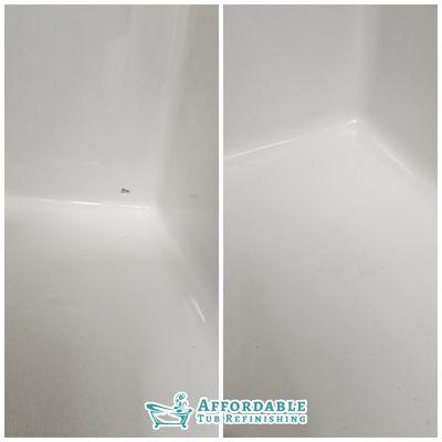 Fiberglass shower repair