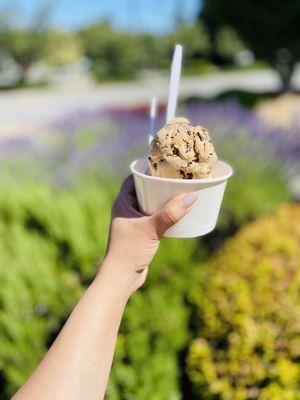 Espresso and strawberry scoops!