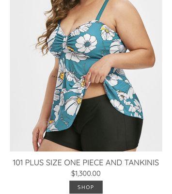 Plus size swimwear bundle