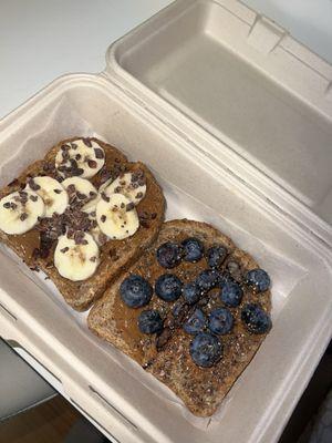 Blueberry Banana Toast