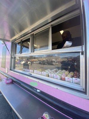 View of the cupcake selections...