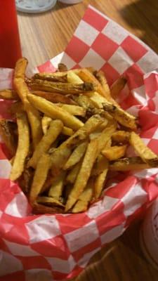 Decadent greasy, yummy fries!