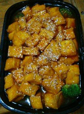 Sesame tofu!