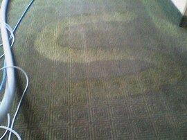 We Steampowered an S into commercial carpeting