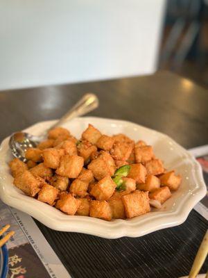 Fried tofu