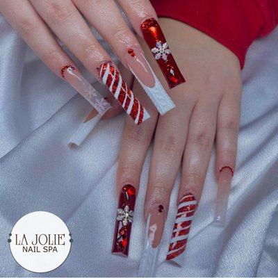 This holiday season, let La Jolie Nails make your nails as bright and beautiful as the season itself!