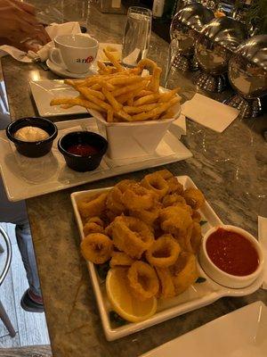 Crispy Rhode Island Fried Calamari Bistro Fries