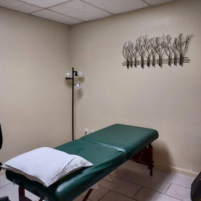 One of the treatment rooms