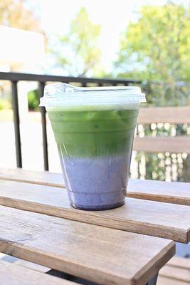 Blueberry matcha