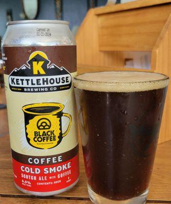 The Coffee Cold Smoke Scotch Ale with Coffee!