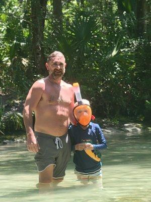 Hot springs snorkeling