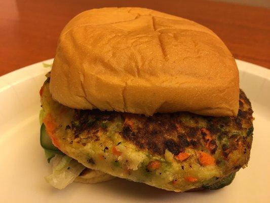 Veggie burger...disgusting