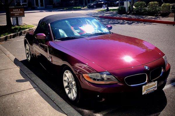 2003 BMW Z4 with only 60k miles and a great price...perfect!!