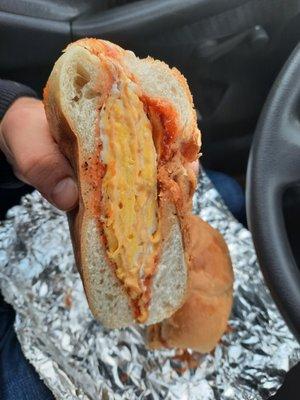 egg and cheese sandwich