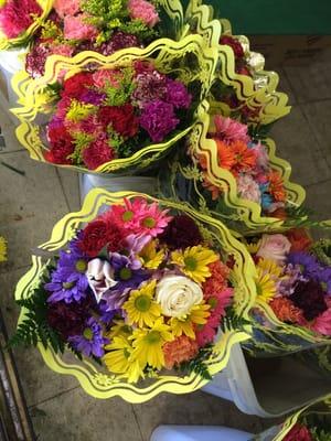 Cheap bouquets!