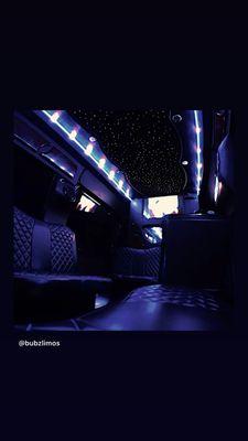 Best car service for Sprinter Limousine. This is one of the sprinter interior. Request it today.