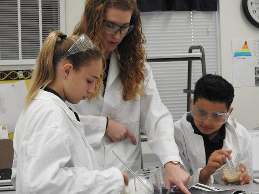 Middle school science lab