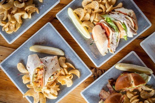 New menu sandwiches, Italian club, buffalo chicken wrap, and more!