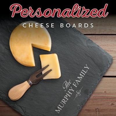 Personalized Slate Cheese Boards