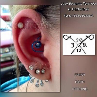 Daith piercing
 Artist: Josh Kivo