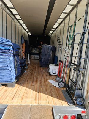 loading up the truck! It's moving day!!!