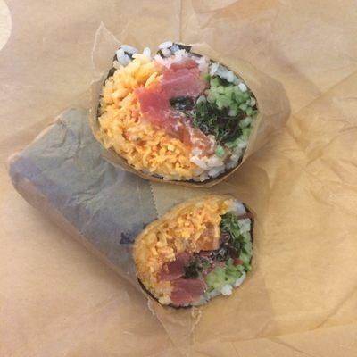 Sashimi trio wrap