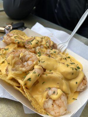 Shrimp nachos