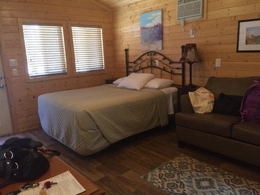 Cabin 5 - full size bed and sleeper sofa