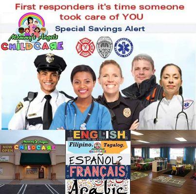 First Responders / Front Line Discounts