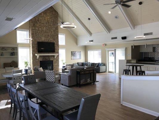 Clubhouse at Woodcrest has free Wi-fi and can be rented for parties.