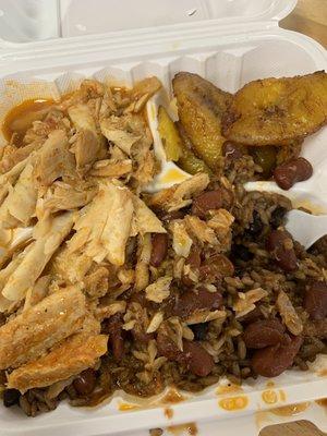 Cuban Rice, Bacalao, Sweet Plantain