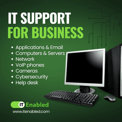 IT Enabled provides Managed IT services and tech support for businesses.