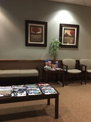 Large waiting room.